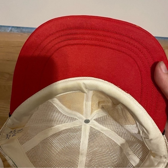 Vintage Brillion Steel Iron Works Patch Mesh Snap Back Hat Trucker USA Made - Picture 9 of 11